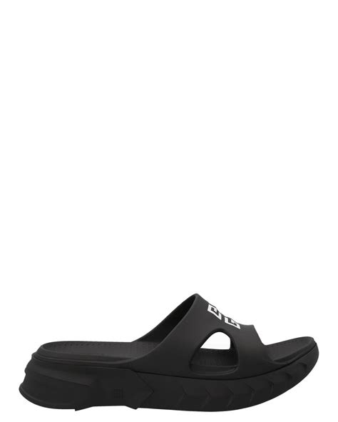 givenchy sliders black and white|givenchy marshmallow slides 35.